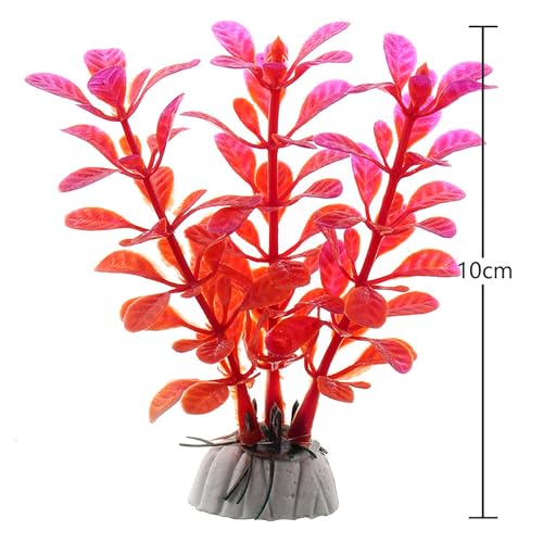 Artificial Aquarium Plants, 12pcs, Coral, Seaweed Water Plants, Fish Tank Lifelike Decorations, for Household and Office