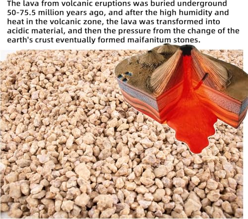 45lb Maifanitum Stones for Succulent Cactus Bonsai Decorative Rocks-Indoor Plants Soil Covers,Horticultural Gravel, Potting Pebbles for Terrarium, Fairy Gardening, Top Dressing - color: Maifanitum Stones, size: 45lb
