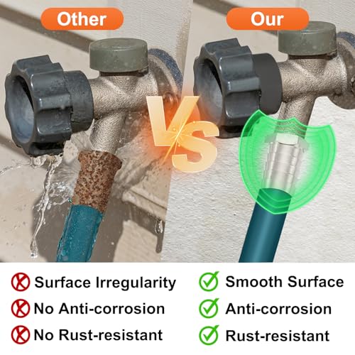 2 Pack Stainless Steel Hose Barb to NPT Male Adapter, 5/8" Barb x 1/2" NPT Male for Industrial, Automotive, Fluid Transfer, Home Gardening - size: 5/8" Barb To 1/2" NPT Male