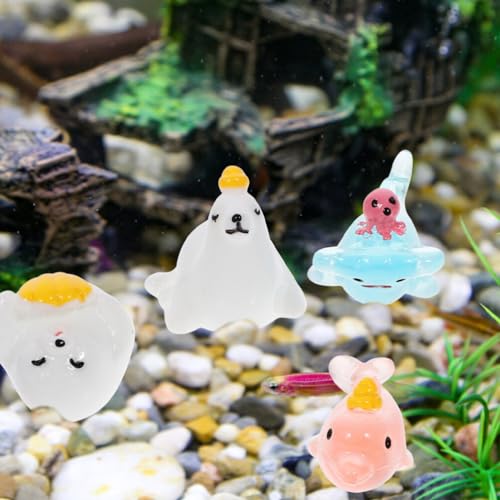 12pcs Lifelike Animal Decorations for Aquarium Safe Resin Fish Tank Ornaments Compact Underwater Decor for Miniature Gardens and Fish Tanks