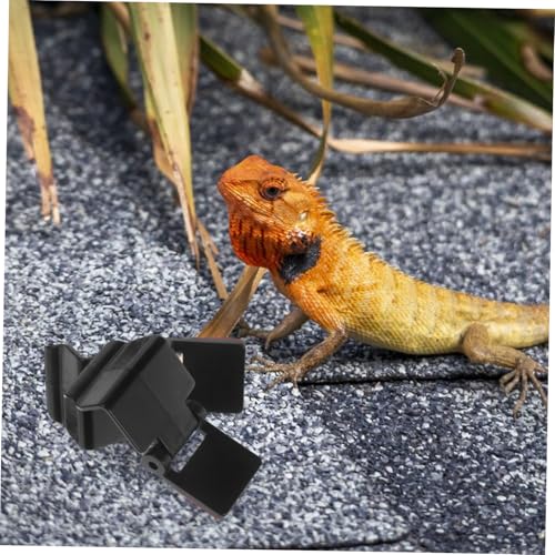 Abaodam 6pcs Reptile Tank Lock Clips Escape Aquarium Buckles for Turtle and Snake Terrariums Sturdy Feeding Box Clips for Secure Lid Closure
