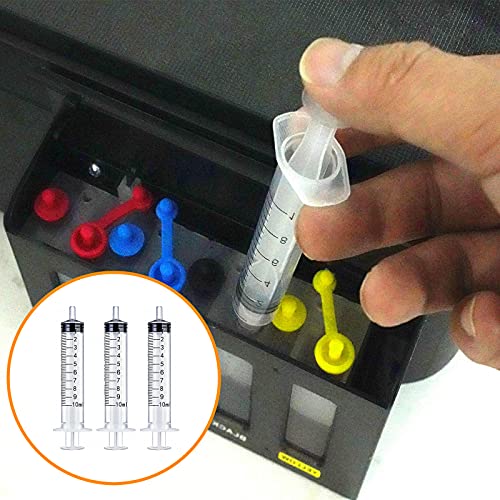 20PCS-10 ml Plastic Syringes, Individually Packge for Scientific Labs Experiment Refilling,Watering,Measuring,lip gloss injection