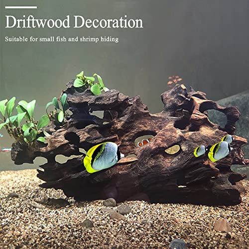 Natural Driftwood for Aquarium Decor Sinkable Reptile Wood Branches Fish Tank Log Habitat Decorations Terrarium Ornament Assorted