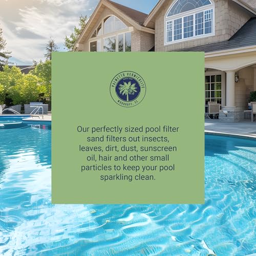 Swimming Pool Filter Sand for Above Ground and Inground Pools, Natural Silica, 50 Lb Bag - Residential and Commercial Pool System Accessories - Supplies for Cleaning and Maintenance - size: 1 Pack