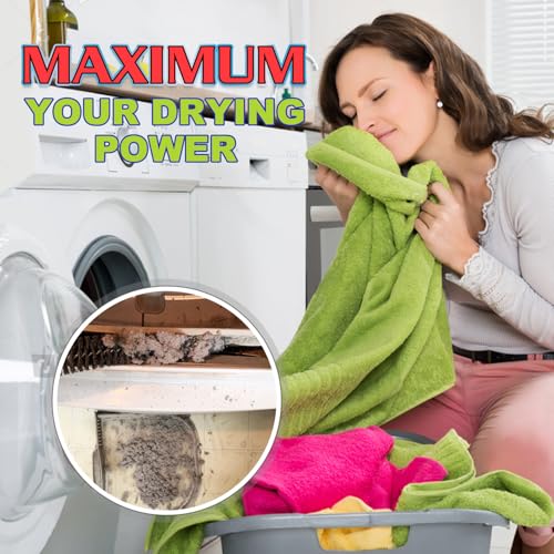Sealegend 2 Pieces Dryer Vent Cleaner Kit, Dryer Vacuum Hose Attachment and Flexible Lint Brush, Dryer Vent Cleaning Tools for Crevice Lint Trap‌, Purple - color: Purple