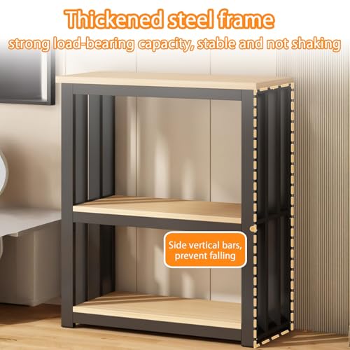 Adjustable Aquarium Stand with 2-Tier Shelves, 100kg Capacity, Rimless Fish Tank Table for Home & Office, Stylish Brown, Compact 50x30cm (19.6x11.8in) - color: Brown, size: 50x30cm/19.6x11.8in