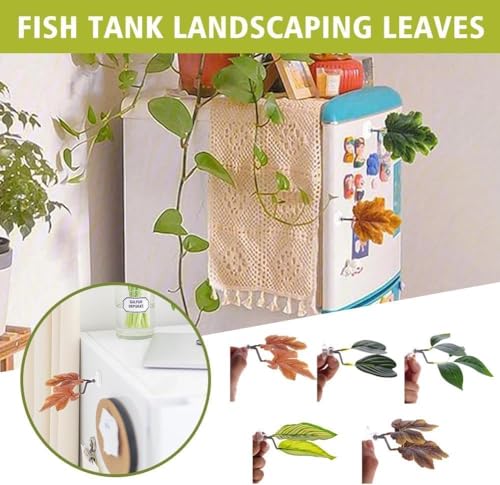 Betta Fish Leaf Pad,Plastic Plant Betta Hammock Leaf Bed,Simulating The Natural Habitat for Betta Spawning Grounds,Suction Cup Betta Breeding Resting Bed Aquarium Décor Plastic Plants，Aquarium Décor