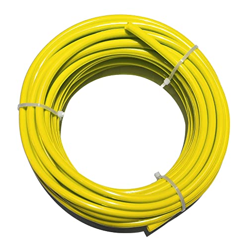 Beduan 10mm x 6.5mm Yellow Pneumatic Tubing Pipe PU Polyurethane Air Compressor Tubing Hose Pipe Line Fluid Transfer 32.8ft 10 Meter - color: *Yellow, size: 10mmx6.5mm-10m