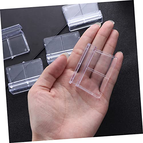 YARNOW 10pcs Plastic Aquarium Supports Fish Tank Cover Bracket Tank Stand for Betta Fish