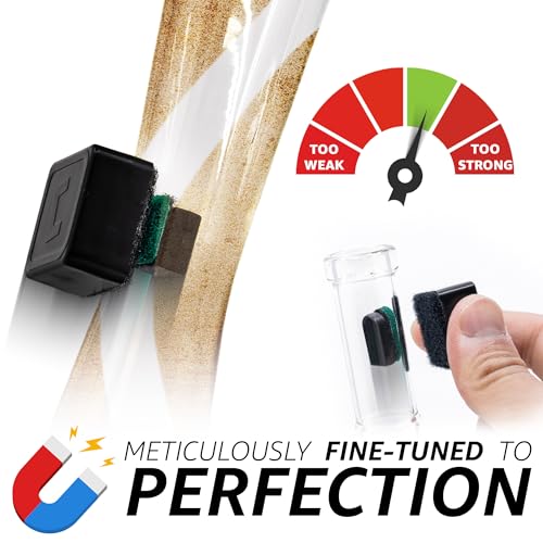 Chubbs Scrubb Duo Magnetic Glass Cleaner Kit - Mini Magnet Scrubber for Hard-to-Reach Stains on Glass, Ceramic & Metal - style: Chubbs Scrubb DUO