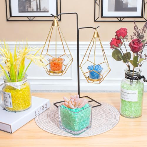 Keedolla Mint Green Sea Glass Stones Frosted Glass Pebbles Gemstones for Aquarium Rocks, Fish Tank Gravel, Vase Fillers, DIY Crafts - 230g/8oz - color: Mint Green, size: 0.5 LB