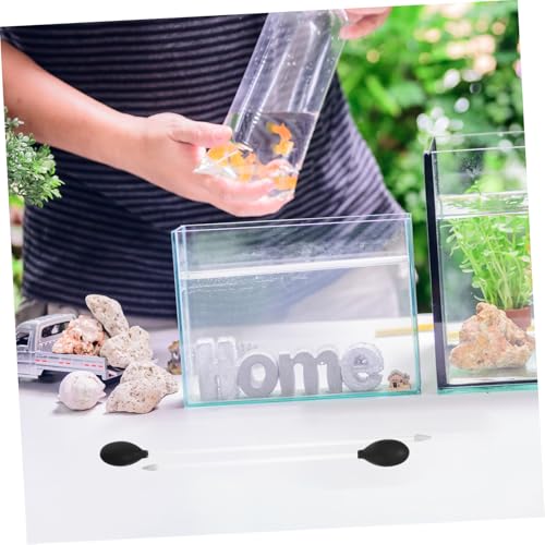 BESPORTBLE 2pcs Energysaving Fish Tank Water Changer Manual Siphon Aquarium Gravel Waste Cleaner Reusable Dropper Cleaning Kit