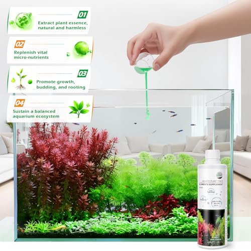 HC035 All-in-One Liquid Aquarium Plant Fertilizer - with Essential Micro & Macro Nutrients for Freshwater Planted Tanks, 150ml/500ml/1000ml (500mL) - color: Micro&Macro Fertilizers, size: 500mL