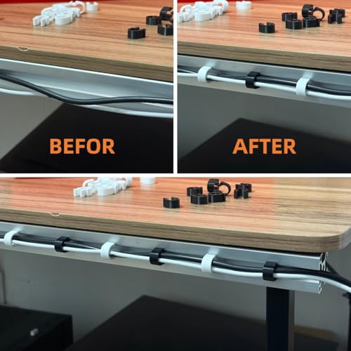 3030 Series Cable Clips, 20PCS T-Slot Aluminum Profile Accessories for EU Standard 3030 Aluminum Extrusion, Black Linear Rail Cord Organizer for 3D Printer Parts CNC DIY - color: 3030 Series Black