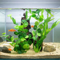 Aquarium Artificial Plants 2 Pack – Tall Realistic Fish Tank Plants Decor with Stable Base, Safe Soft Leaves for Betta, Guppy, Shrimp & Tropical Fish, Natural Aquascape Decoration for Aquarium