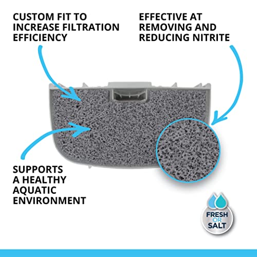 Fluval 107/207 Nitrite Remover Pad, Replacement Aquarium Canister Filter Media, 3-Pack
