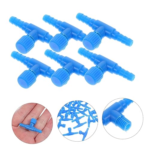 BESPORTBLE 30pcs small valve fish tank supplies plastic Regulating valve s for aquarium Air Aquarium equipment control s tiny aquarium Control - color: Blue
