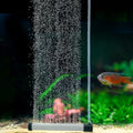hygger Aquarium Bubble Strip, Nano Air Bubble Curtain Wall Aquarium Air Stone Kit, Quiet High Dissolved Oxygen Diffuser Fish Tank Bubbler Decorations for Freshwater Saltwater (5.9 Inch) - size: 5.9 Inch