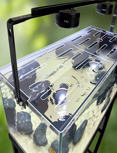 Acrylic Aquarium Lid - Escape Prevention Cover for Reptiles & Turtles, Easy Feeding Access, 40x30CM (15.7x11.8in), Perfect Habitat Protection, Durable & Clear Design - size: 40x30cm/15.7x11.8in