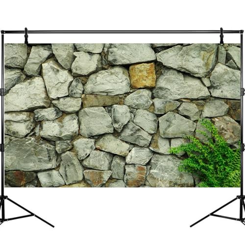 Stone Aquarium Background Natural Rock Fish Tank Background Rocky Glass Terrarium Background Stone Rock Reptile Habitat Background Poster Stone Wall with Green Grass Aquarium Backdrop 24x16in - color: Grey_Green, size: 24(W)x16(H)inches/ 60(W)*40cm(H)