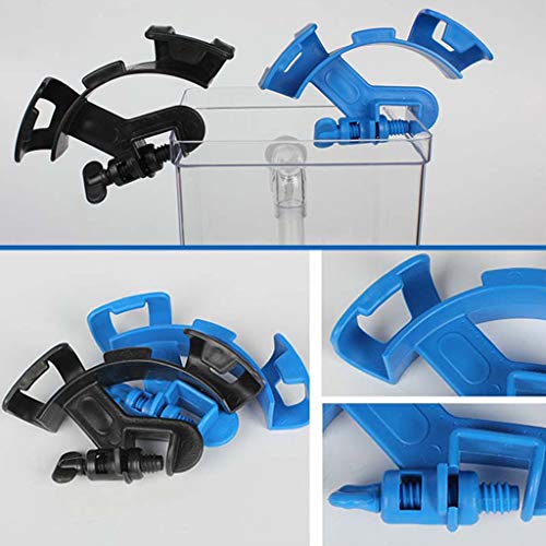 Aquarium Hose Holder Adjustable Polymer Tube Clamp for Fish Tanks, Secure Grip Clip for Water Change Hoses, Fits 12-16mm Pipe