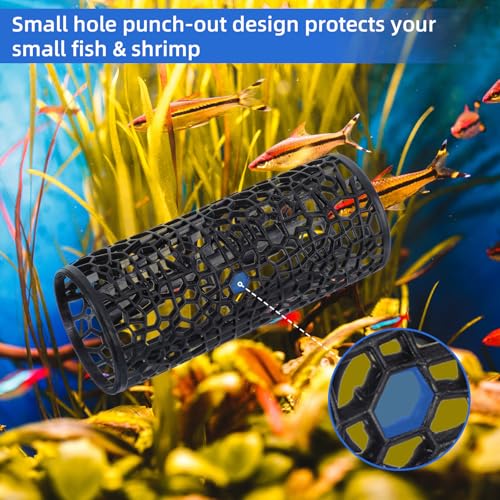 Betta Fish Toys, Black Betta Fish Tunnel Hammock, Safe Aquarium Decor for Smallfish Shrimp, Bettas Tank Accessories with Suction Cups Perfect for Hideout and Play Area - color: Black