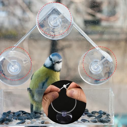 30pcs Suction Cup with 50pcs Clear Cable Ties, Strong Suction Cups Without Hooks, Removable Rubber Sucker Pad for Aquarium Bathroom Glass Tile Wall Window Door