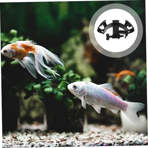 Yardwe 2Pcs Aquarium Hose Mounting Clip Plastic Water Pipe Holder for Fish Tank Turtle Tank Easy Installation Stable Secure Design for Hose Versatile Use Homes Offices Pet