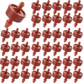 60Pcs 2 GPH Pressure Compensating Irrigation Spot Drippers,Constant Flow Barb Outlet Watering Dripper Emitters Heads Parts for 1/4 Inch Watering Tubing Line for Garden Pots Plants Irrigation Systems - color: 2 GPH 60PCS