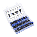 60Pcs Quick Connect Air Hose Fittings 1/4 inch OD 15 Spliters,15 Elbows,15 tee,15 Straight Quick Release Pneumatic Push to Connect Fittings Kit Air Line Fittings for 1/4 inch Tube - size: 60 PCS