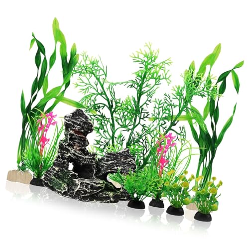 Aquariums Landscape Artificial Plant Fish Tanks Landscaping for Shrimp Breeding Landscape Ornaments Grass Craft Fish Tanks Rockery