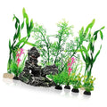 Aquariums Landscape Artificial Plant Fish Tanks Landscaping for Shrimp Breeding Landscape Ornaments Grass Craft Fish Tanks Rockery
