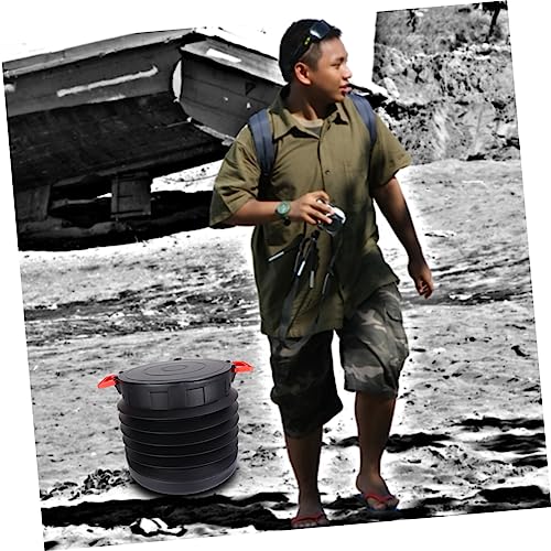 GLEAVI 1Pc Collapsible Water Bucket Multifunctional Clutter Storage for Fishing Camping and Car Washing Safe Leak and Space Saving Design Versatile Use as Fish Tank Storage Box