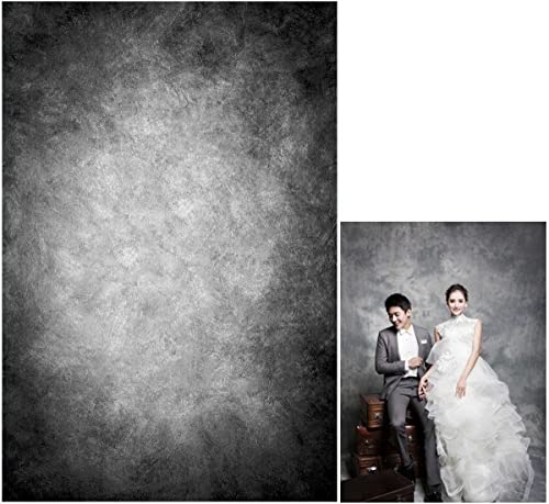 6x9ft Abstract Black Gray Portrait Photography Backdrops Photo Studio Prop Background for Children Adult - color: TT-S0308, size: 6x9ft