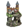 Penn-Plax Age-of-Magic Enchanted Castle Aquarium Decoration – Safe for Freshwater and Saltwater Fish Tanks – Small - size: Small