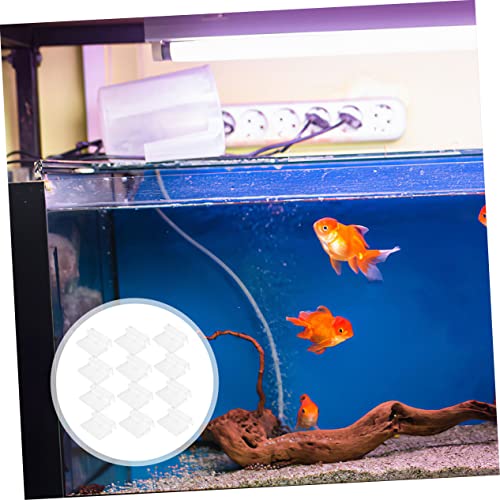 BESPORTBLE 16pcs Acrylic Aquarium Cover Clips Fish Tank Lid Bracket Supports Clips for Fish Tank Cover Easy to Install Aquarium Accessories