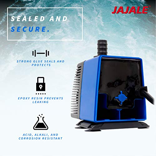 792 GPH Submersible Water Pump - Adjustable Quite Aquariums, Fountains, Hydroponics, and Pond Pump, 9.1ft Lift, 55W - color: Blue; 1 Pack, size: 792 GPH