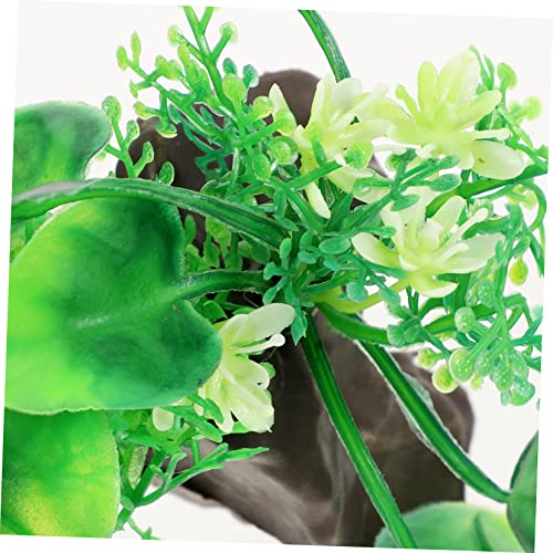 POPETPOP Fake Aquarium Grass Delicate Decorative Plant for Fish Tank Water Plant Ornament for Aquatic Decor for Aquariums - color: Green