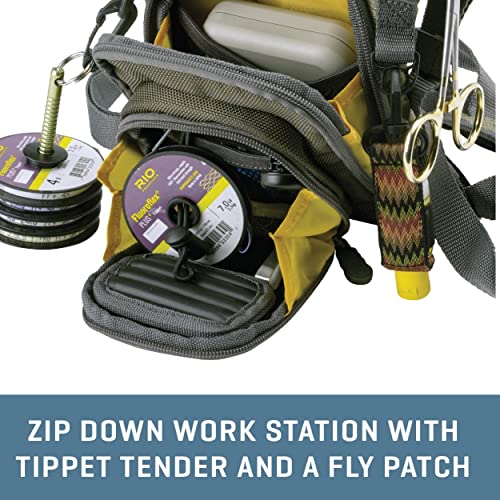 Allen Company Bear Creek Micro Fly Fishing Chest Pack - color: Olive Green