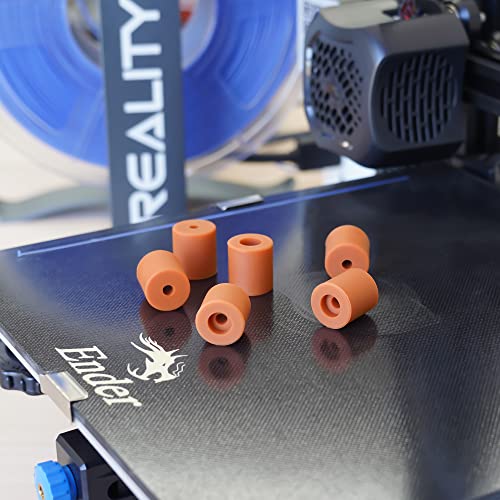 3D Printer Heat Bed Leveling Parts,Silicone Column Solid Mounts,Leveling Spring Replacement Part (12 Pack) - color: 12 Pack