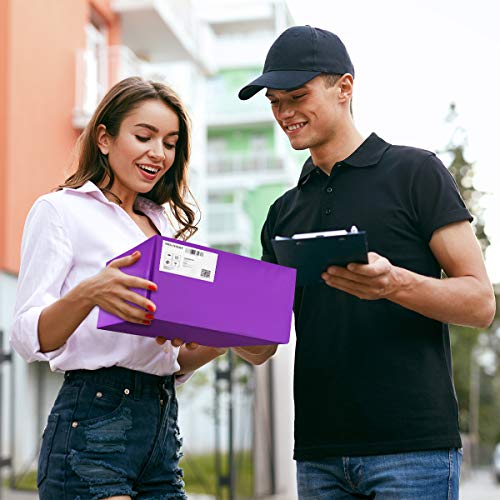UCGOU 14x17 Purple Poly Mailers Shipping Bags 100 Pcs Large Poly Mailers Mailing Bags for Shipping Clothes Self Sealing Package - color: Purple, size: 14x17