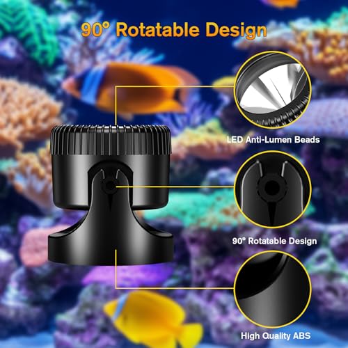 POPOSOAP Pond Lights 4-in-1 Warm White, Underwater Pond Lights with Timer/ IP68 Waterproof Submersible LED Fountain Lights for for Pond Waterfall Fountain Aquarium Garden Patio Pool(Set of 4)-P64H - size: 4 Warm White Lights- Corded Electric
