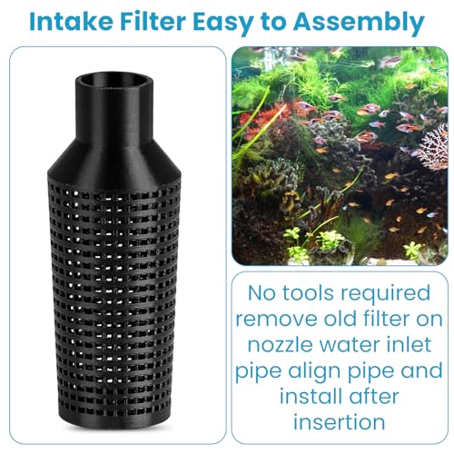 ETZ Aquarium Intake Guard, Intake Guard Fits for Aquarium Shrimp Fry Fish Tank Filter, Compatible with Fluval 306/307/406/407 Models, Replacement Fish Safe Filter Cover