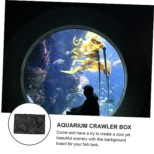 HANABASS Aquarium Rock Background Board 3D Design Easy to Decorate Betta Fish Tank