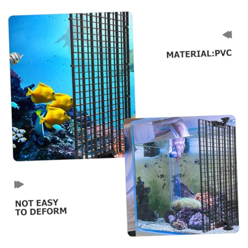 Toyvian 1set Aquarium Divider for Fish Tanks High- Isolation Board Cups for Fish Species Panels Cups