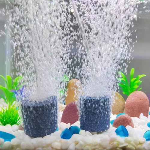 AQUANEAT Aquarium Air Stones 2x2 inch 4 Pack, Aerator Bubble Diffuser, Air Pump Accessories for Hydroponic, Pond, Aquarium Fish Tank - size: 2 inch 4 pcs