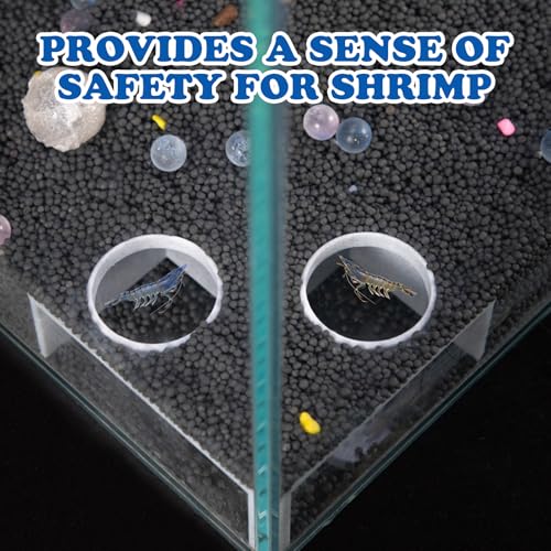 Aquarium Underground Tunnel, Shrimp Cave Aquarium Tunnel, Shrimp Hides for Corner Fish Tank, Betta Fish Tank Decor Accessories (Hide A) - color: Corner Tunnel