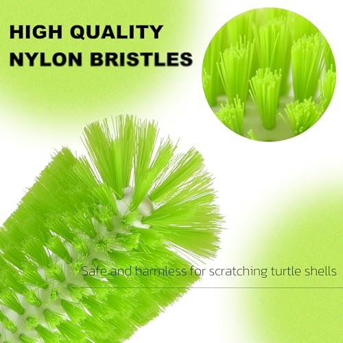 Turtle Brush, Turtle Tank Accessories, Turtle Shell Cleaning Brush Set, Aquatic Tortoise Tank Supplies