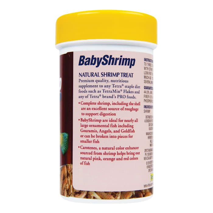 Tetra BabyShrimp 0.35 Ounce, Natural Shrimp Treat For Aquarium Fish (033197) - size: 0.35 Ounce (Pack of 1)