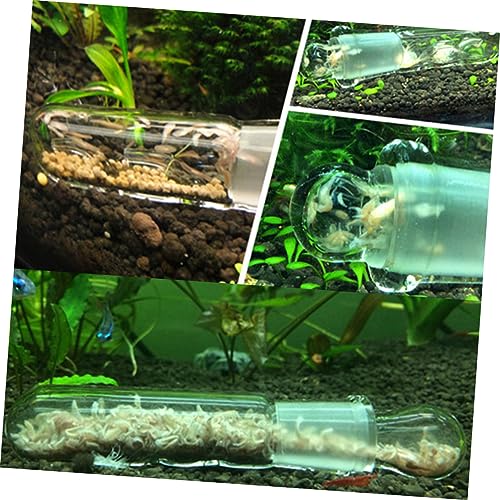 1hole Aquarium Turbellarian Catcher Glass Trap for Fish Tank Accessory Catch and Release Tool Easy to Clean Safe for